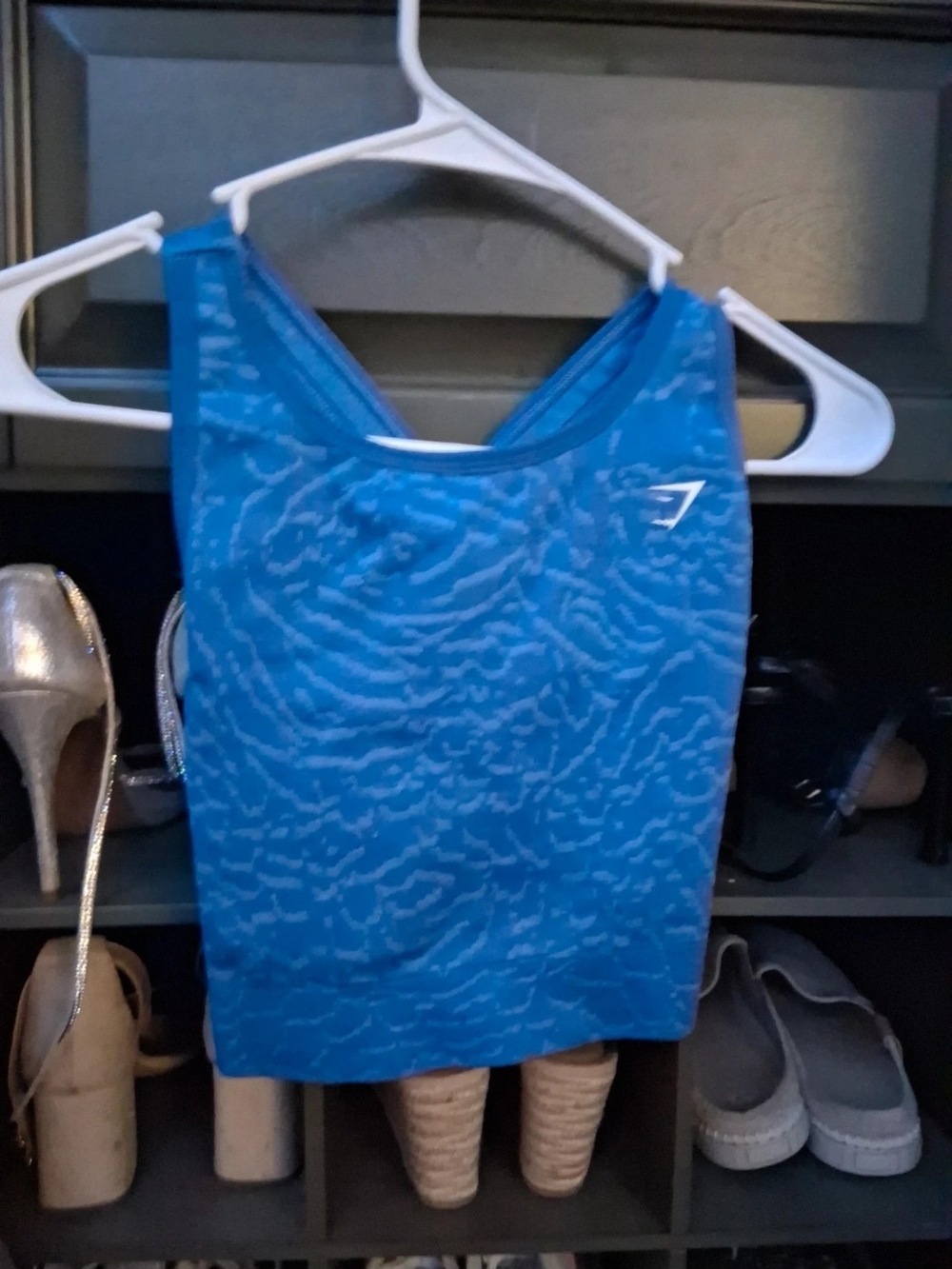 Gymshark Bright Blue Seamless Racerback Tank
